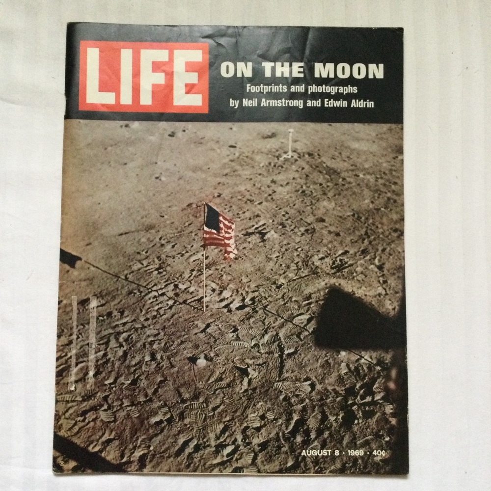 Life Magazine On The Moon August 8, 1969